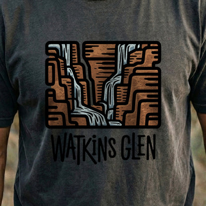Watkins Glen State Park Cotton T-Shirt