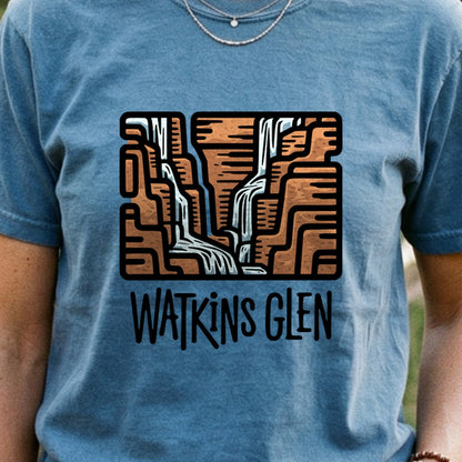 Watkins Glen State Park Cotton T-Shirt