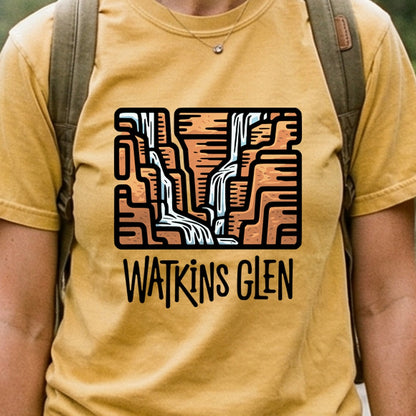 Watkins Glen State Park Cotton T-Shirt