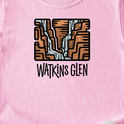 Watkins Glen State Park Kids Cotton T-Shirt