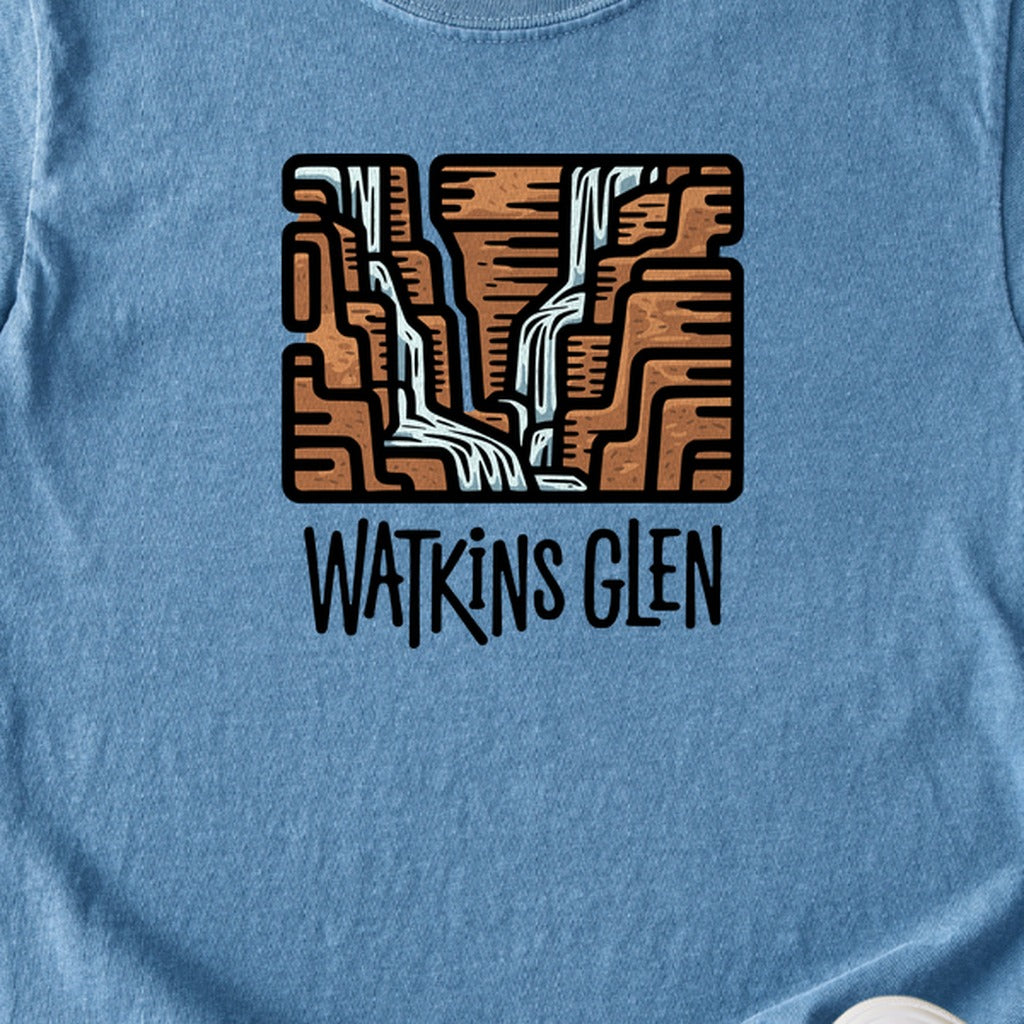 Watkins Glen State Park Kids Cotton T-Shirt