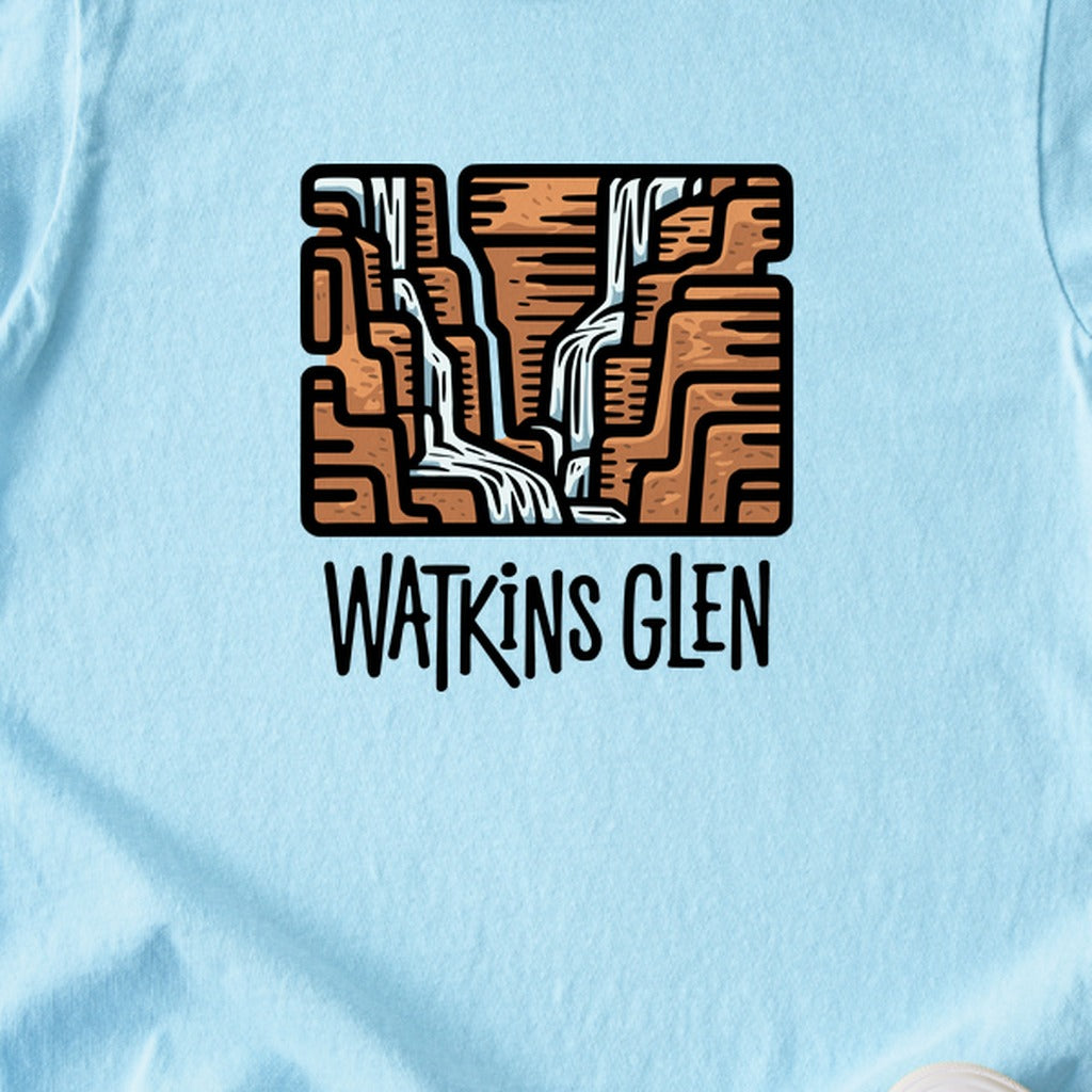 Watkins Glen State Park Kids Cotton T-Shirt