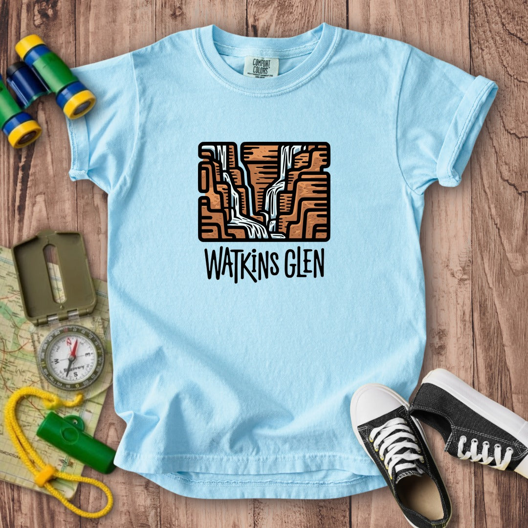 Watkins Glen State Park Kids Cotton T-Shirt