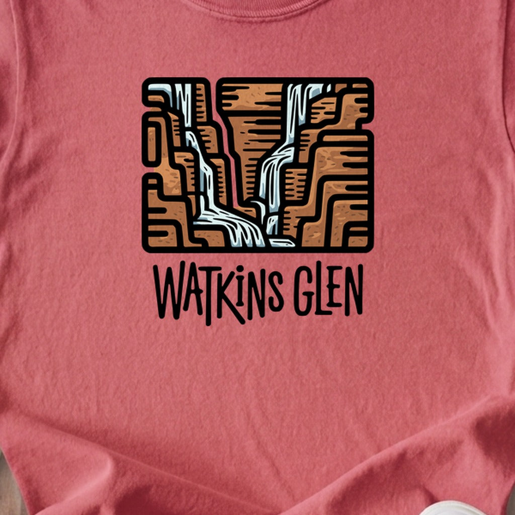 Watkins Glen State Park Kids Cotton T-Shirt