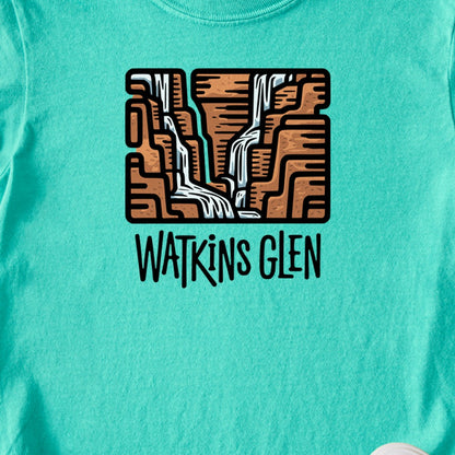 Watkins Glen State Park Kids Cotton T-Shirt