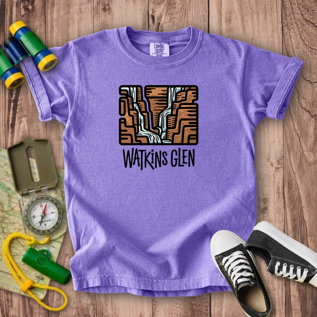 Watkins Glen State Park Kids Cotton T-Shirt