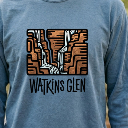 Watkins Glen State Park Cotton Long Sleeve
