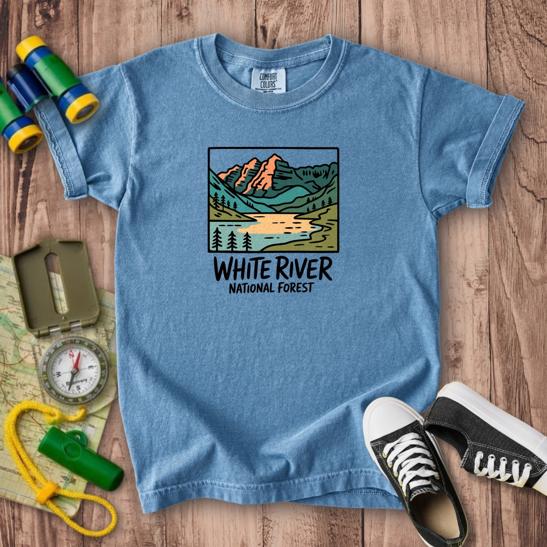 White River National Forest Kids Cotton T-Shirt