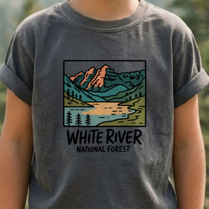White River National Forest Kids Cotton T-Shirt