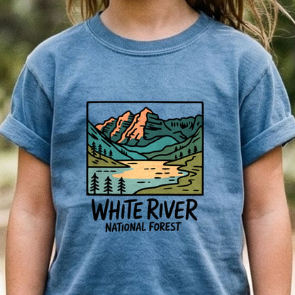 White River National Forest Kids Cotton T-Shirt
