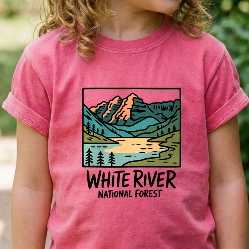 White River National Forest Kids Cotton T-Shirt
