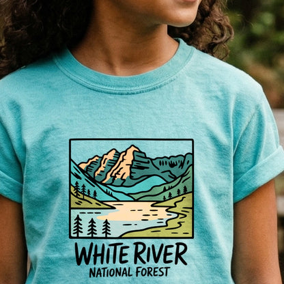 White River National Forest Kids Cotton T-Shirt
