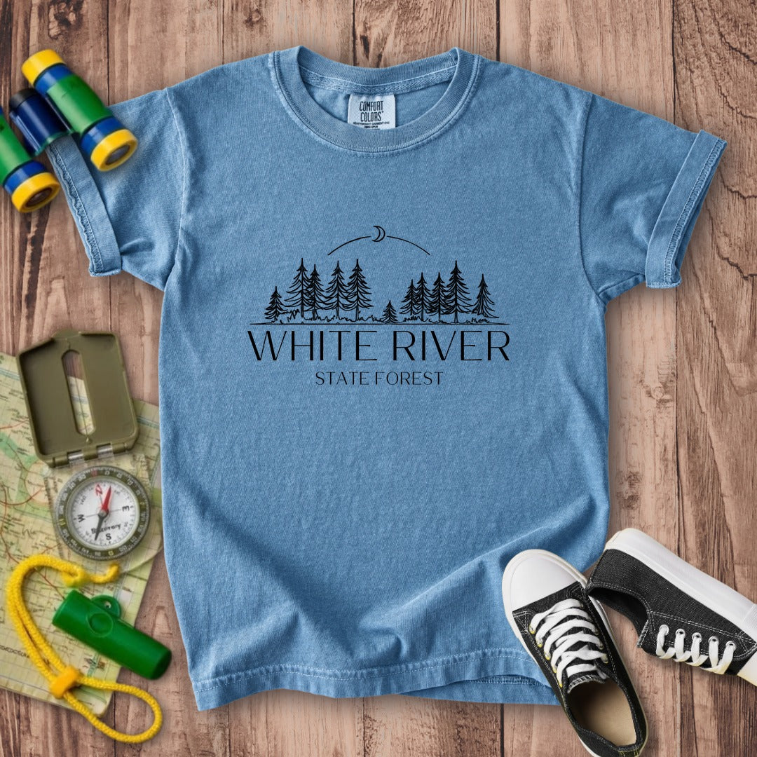 White River State Forest Kids Cotton T-Shirt