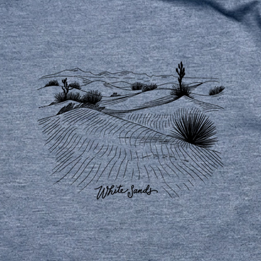White Sands Line Drawing T-Shirt
