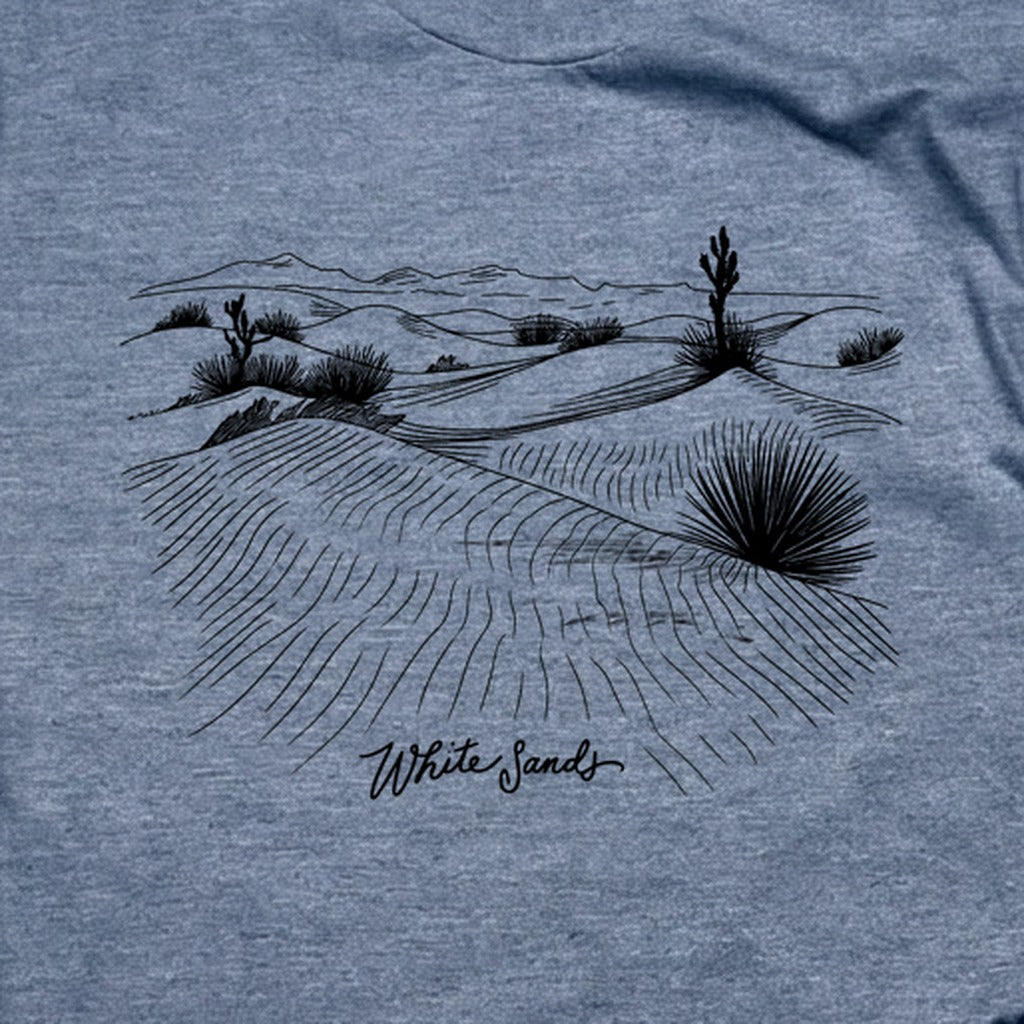 White Sands Line Drawing T-Shirt