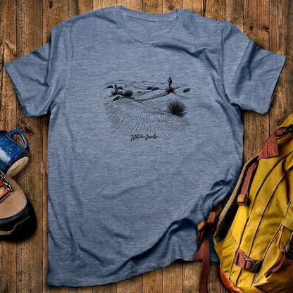 White Sands Line Drawing T-Shirt