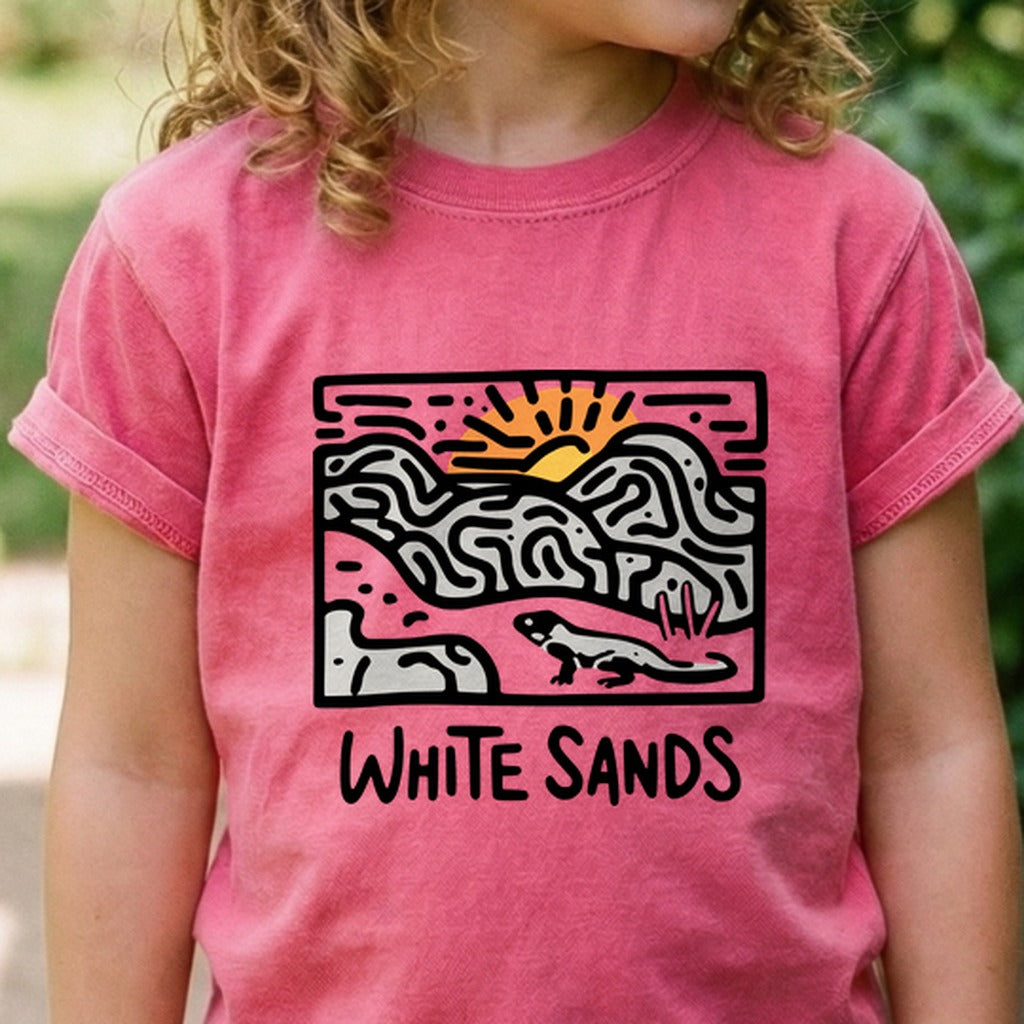 White Sands National Park Kids Cotton T-Shirt