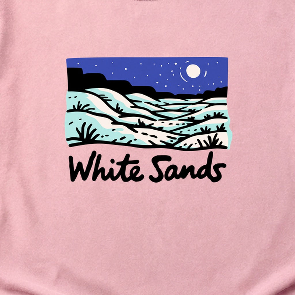White Sands at Night Cotton T-Shirt