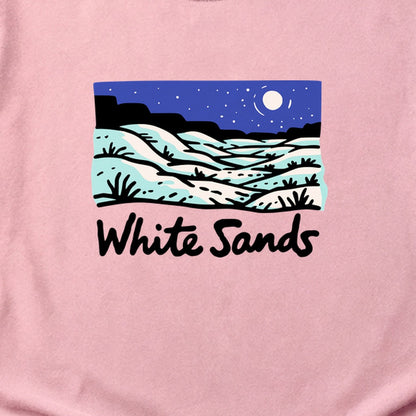 White Sands at Night Cotton T-Shirt