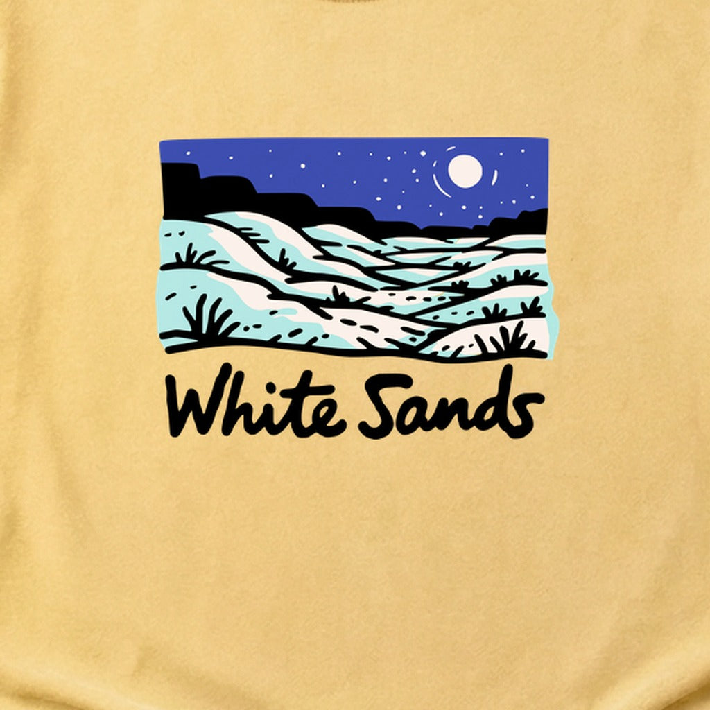 White Sands at Night Cotton T-Shirt