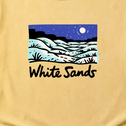 White Sands at Night Cotton T-Shirt