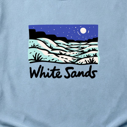 White Sands at Night Cotton T-Shirt