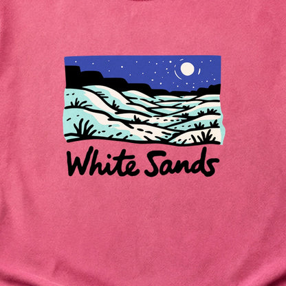 White Sands at Night Cotton T-Shirt