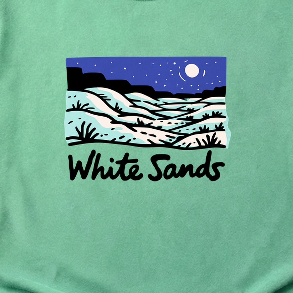 White Sands at Night Cotton T-Shirt
