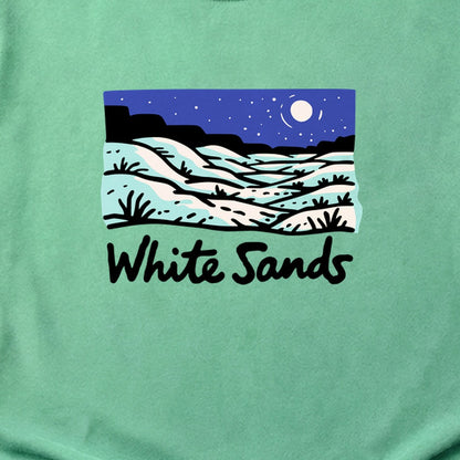 White Sands at Night Cotton T-Shirt