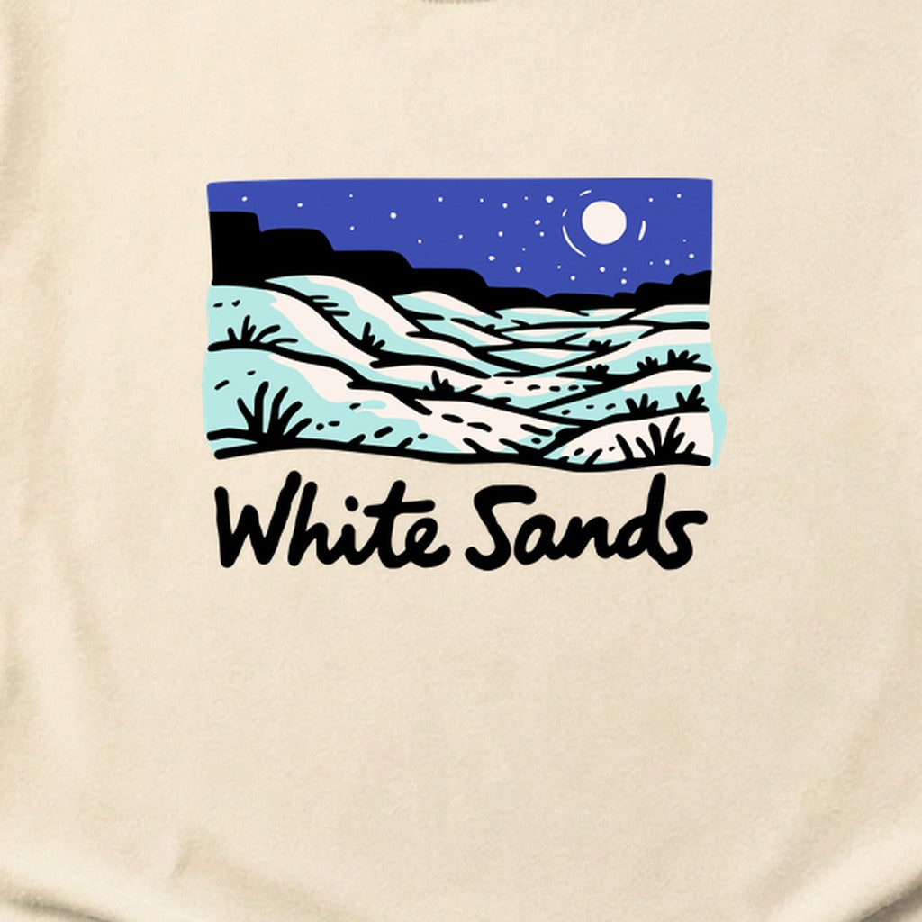 White Sands at Night Cotton T-Shirt