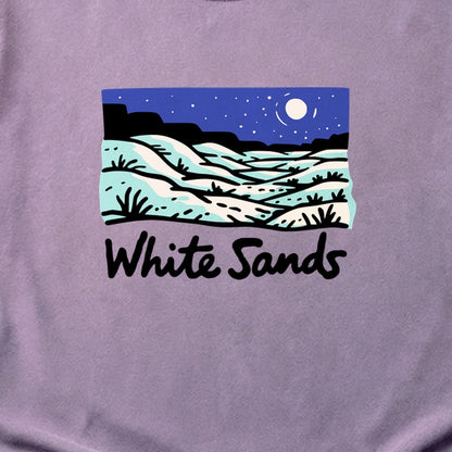 White Sands at Night Cotton T-Shirt