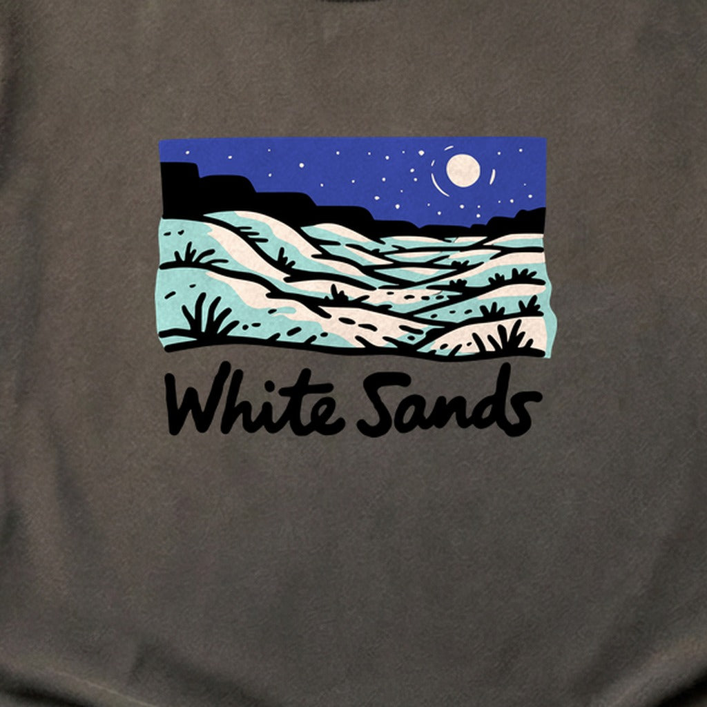 White Sands at Night Cotton T-Shirt