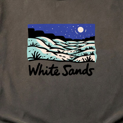 White Sands at Night Cotton T-Shirt
