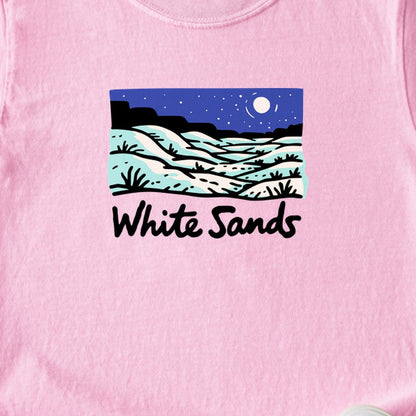 White Sands at Night Kids Cotton T-Shirt