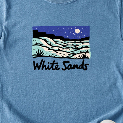 White Sands at Night Kids Cotton T-Shirt