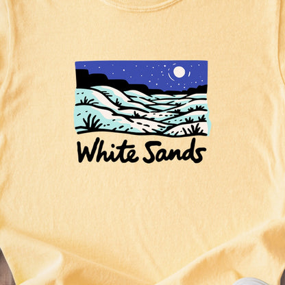 White Sands at Night Kids Cotton T-Shirt