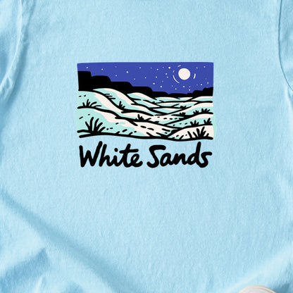 White Sands at Night Kids Cotton T-Shirt