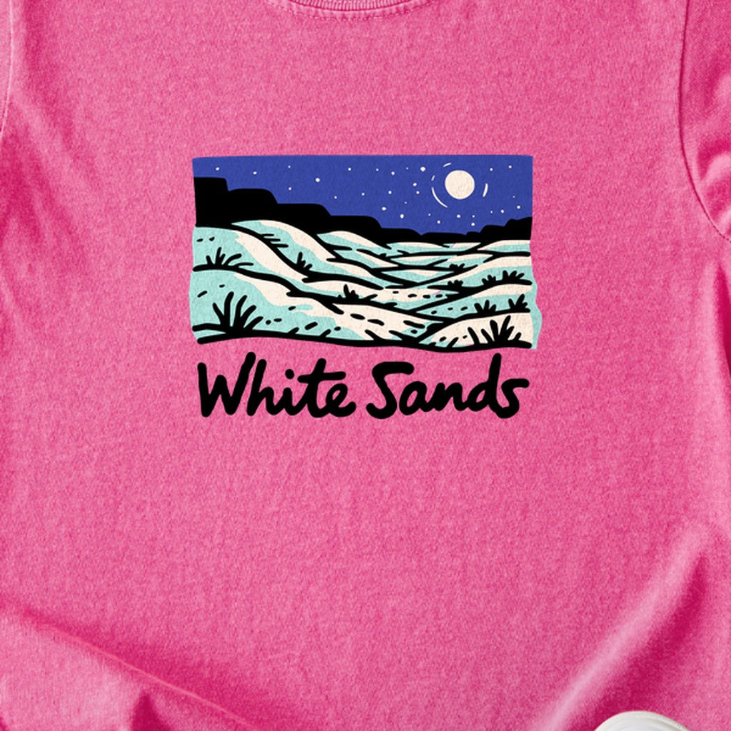 White Sands at Night Kids Cotton T-Shirt