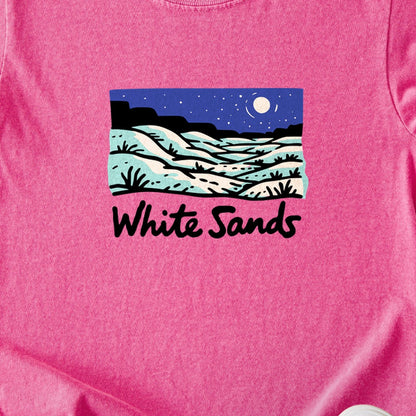 White Sands at Night Kids Cotton T-Shirt