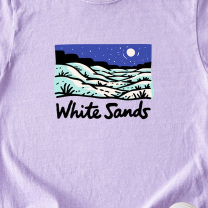 White Sands at Night Kids Cotton T-Shirt