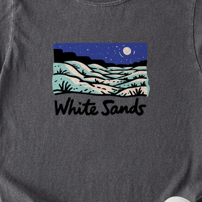 White Sands at Night Kids Cotton T-Shirt