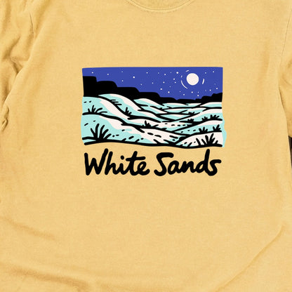 White Sands at Night Cotton Long Sleeve