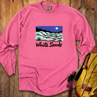 White Sands at Night Cotton Long Sleeve