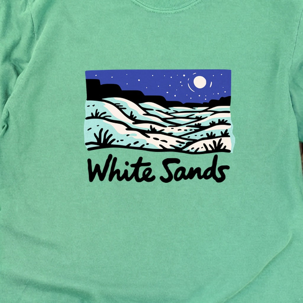 White Sands at Night Cotton Long Sleeve