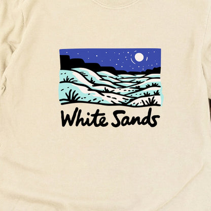 White Sands at Night Cotton Long Sleeve