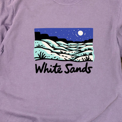 White Sands at Night Cotton Long Sleeve