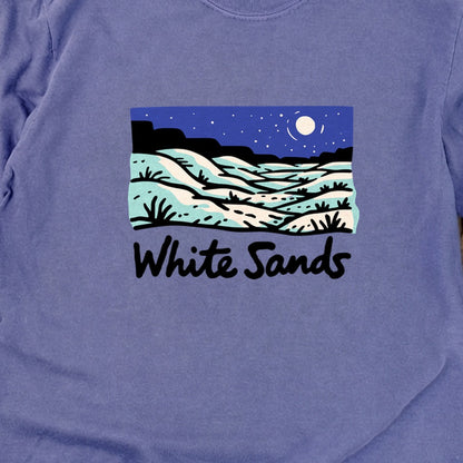 White Sands at Night Cotton Long Sleeve