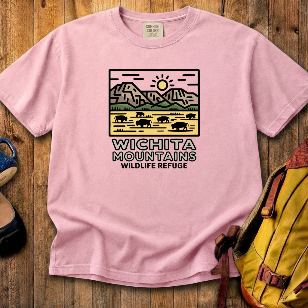 Wichita Mountains Wildlife Refuge Cotton T-Shirt
