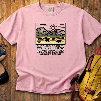 Wichita Mountains Wildlife Refuge Cotton T-Shirt