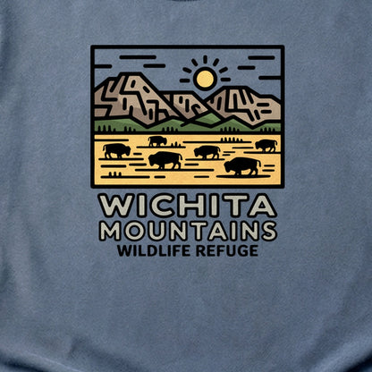 Wichita Mountains Wildlife Refuge Cotton T-Shirt